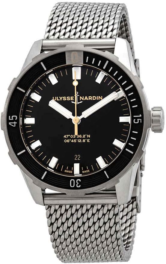 Diver Automatic Black Dial Men’s Watch 8163-175-7MIL/92