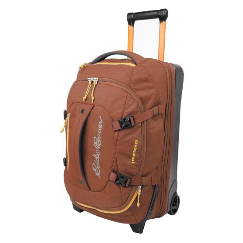 Eddie Bauer Expedition Duffel Bag 2.0-Made from Rugged Polycarbonate and Nylon, Rust, 22L