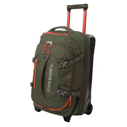 Eddie Bauer Expedition Duffel Bag 2.0-Made from Rugged Polycarbonate and Nylon, Dark Thyme, 22L