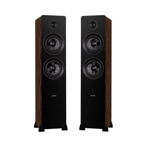 Fluance Ai81 Elite Powered 2-Way Floorstanding Tower Speakers, 150W Built-in Amplifier for 2.0 Stereo Music & Movie Listening, TV, Turntable, PC & Bluetooth - 2x RCA, Optical,...