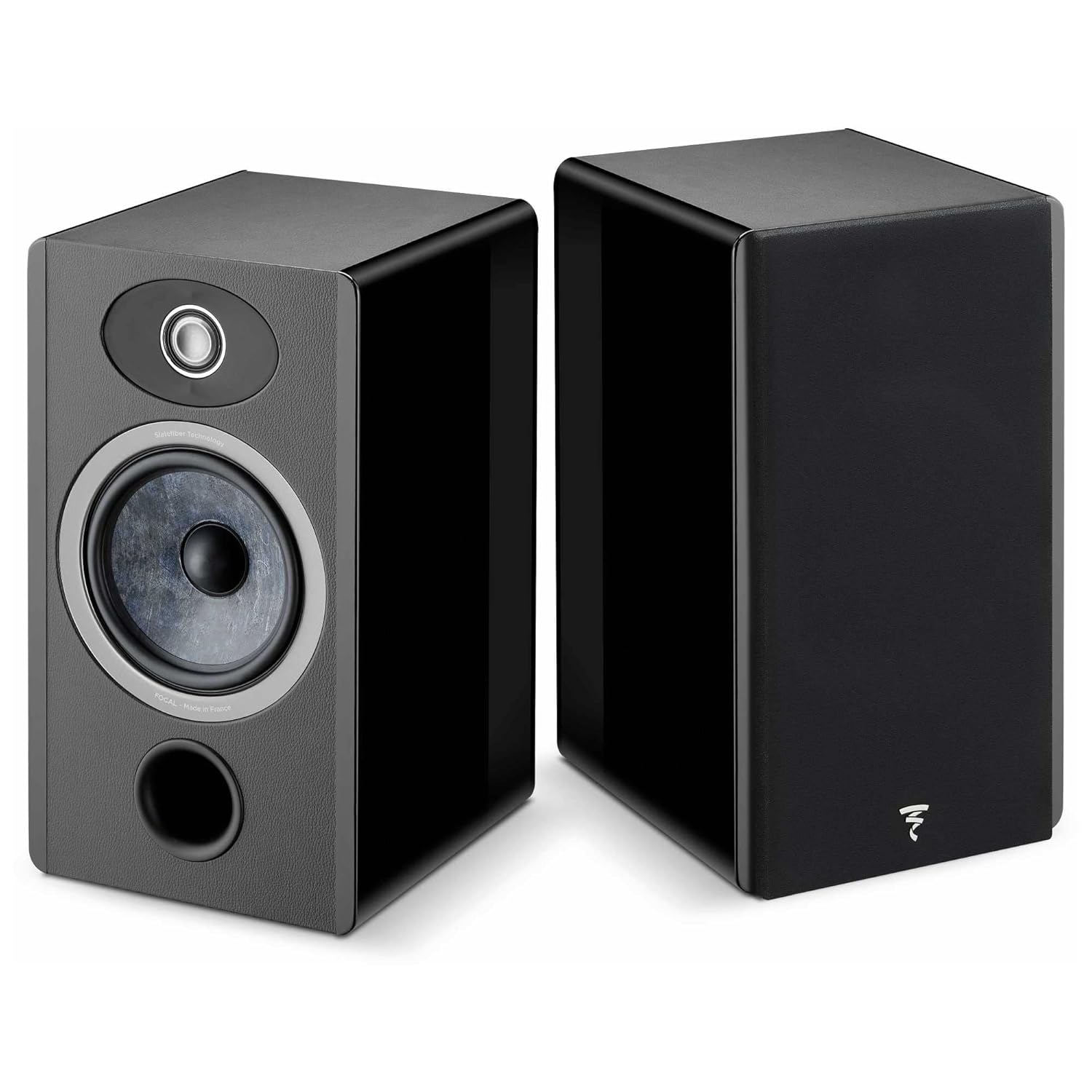 Focal Vestia No1 2-Way Bookshelf Loudspeaker Finished in Black – Sold as a Pair