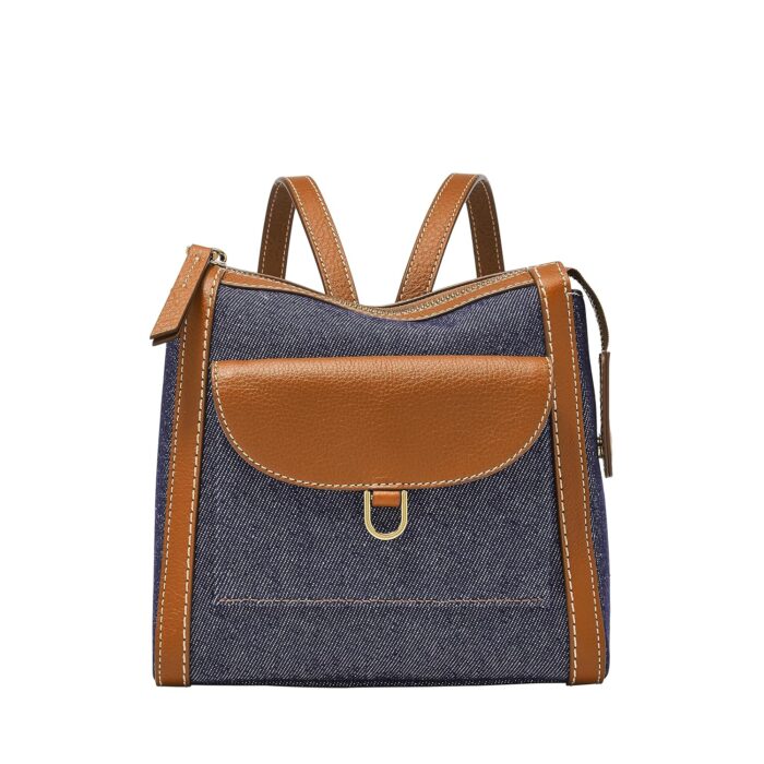 Fossil Women's Parker Leather Convertible Backpack Purse Handbag for Women