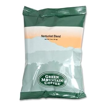 Green Mountain Nantucket Blend Ground Coffee, 12oz., 50/CT, Green