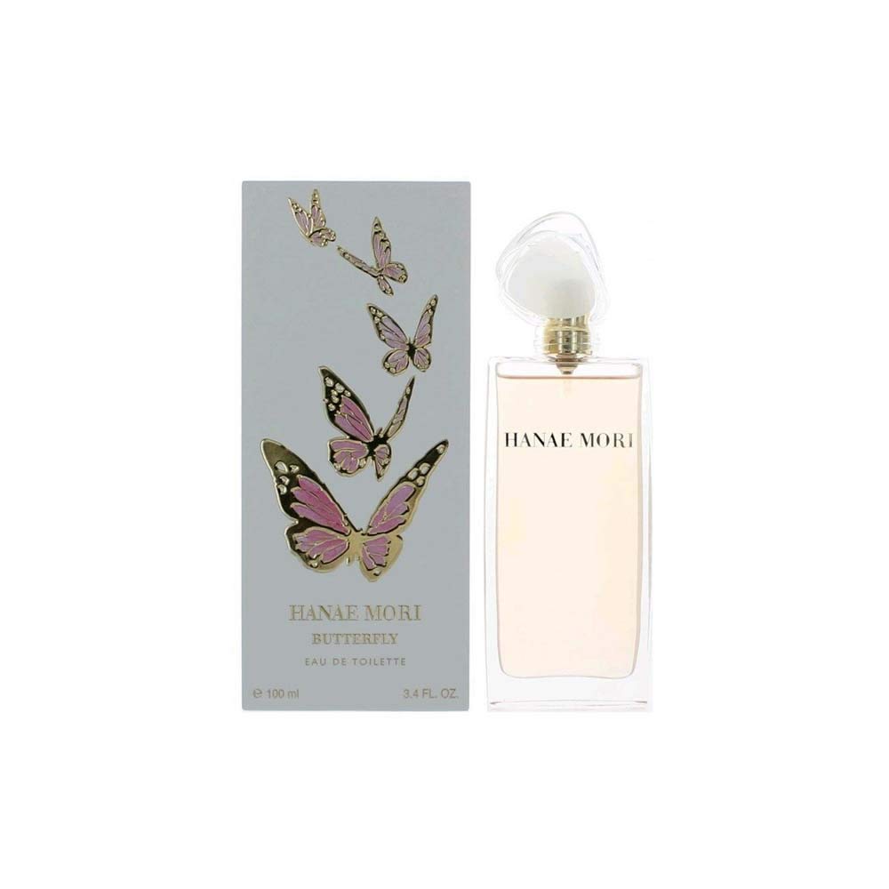 Hanae Mori Butterfly Eau de Toilette, 3.4 Ounce