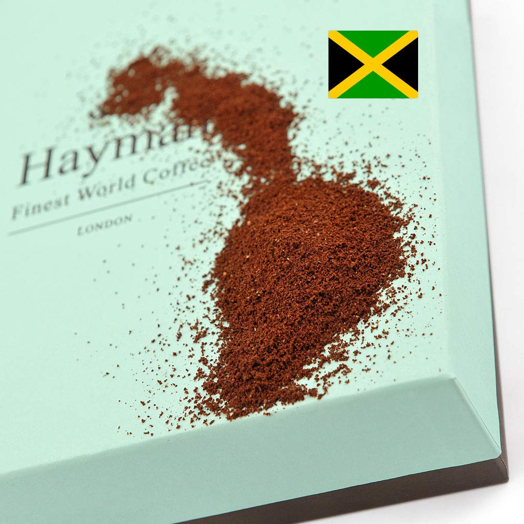 Hayman, 100% Blue Mountain Coffee From Jamaica, Ground, 16oz | Fresh Roasted Jamaican Coffee