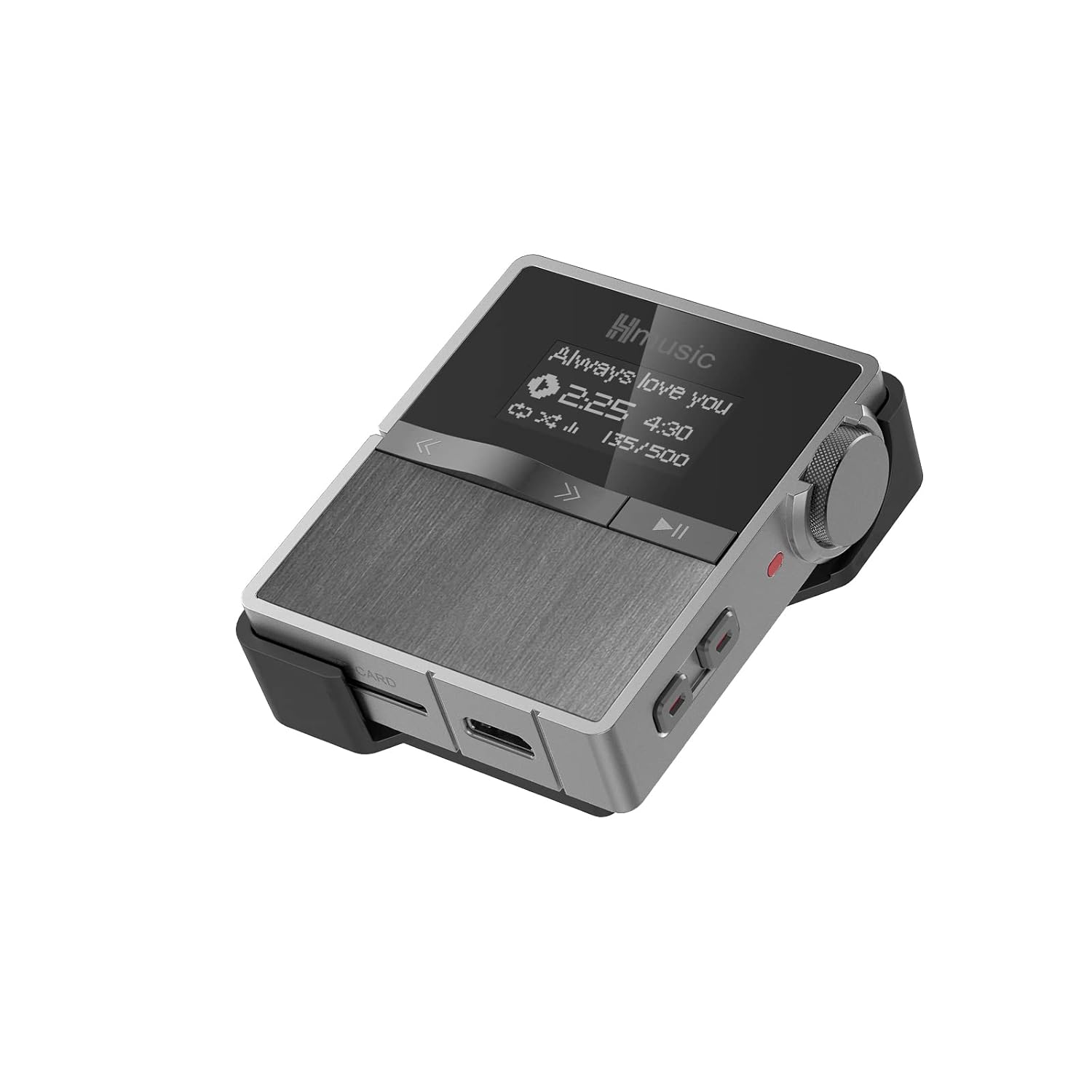 Hmusic P68 HiFi MP3 Player with Clip, Lossless DSD High Resolution Music Player Bluetooth, Portable Hi-Res Audio Player with 16GB Memory Card, Support up to 128GB HiFi Music…