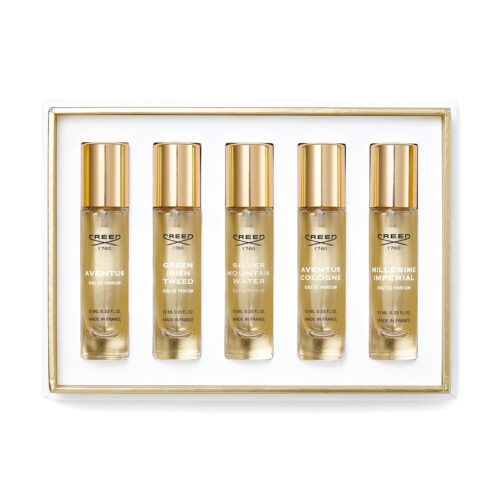 House of Creed Men's Holiday Gift Coffret Set, Features 5 Signature Perfume Scents of Aventus, Aventus Cologne, Green Irish Tweed, MillÃ©sime ImpÃ©rial, and Silver Mountain...