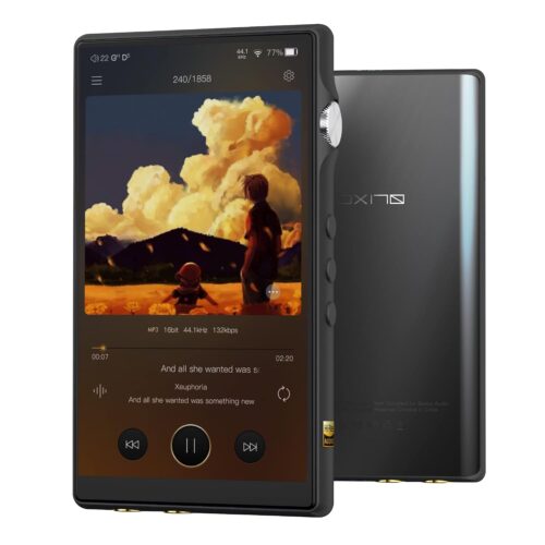 iBasso DX170 High-Performance Digital Audio Player, Hi-Res Audio Player with Android 11 OS, Bluetooth LDAC, and 2G RAM, Black
