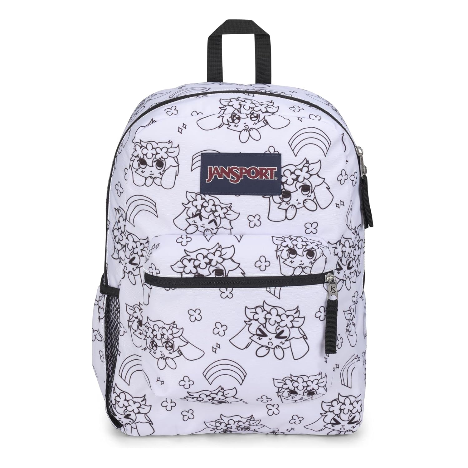 JanSport Cross Town Backpack 17″ x 12.5″ x 6″ – Simple Bag for Everyone with 1 Main Compartment, Front Utility Pocket – Premium Class Accessories – Anime Emotions