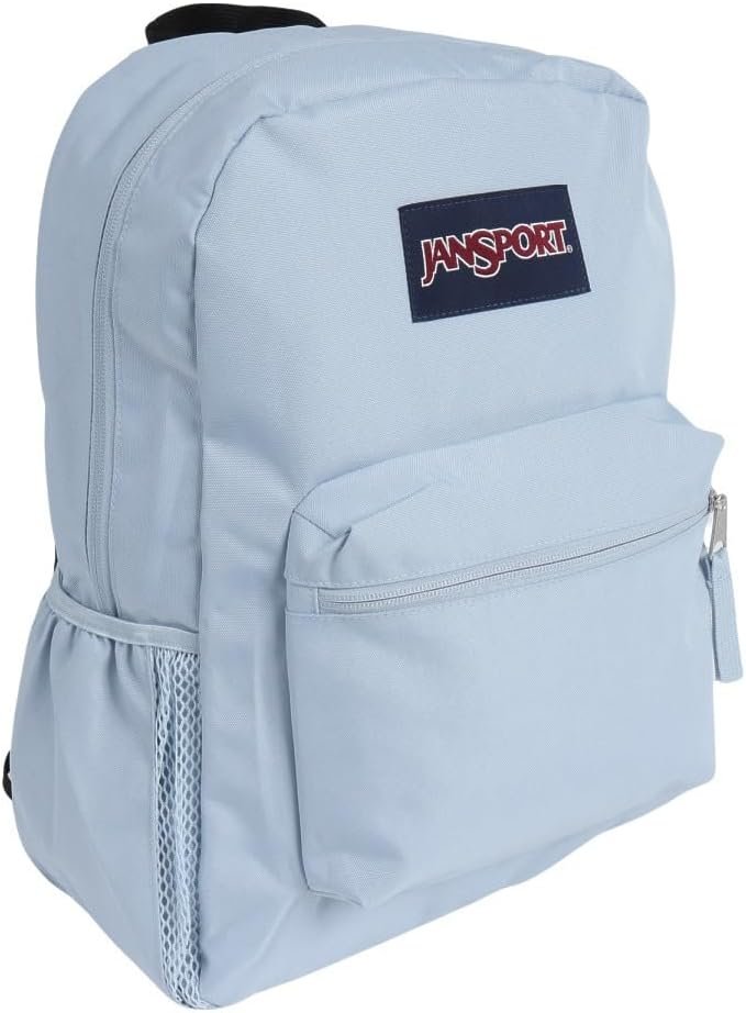 JanSport Cross Town Backpack 17″ x 12.5″ x 6″ – Simple Bag for Everyone with 1 Main Compartment, Front Utility Pocket – Premium Class Accessories – Blue Dusk