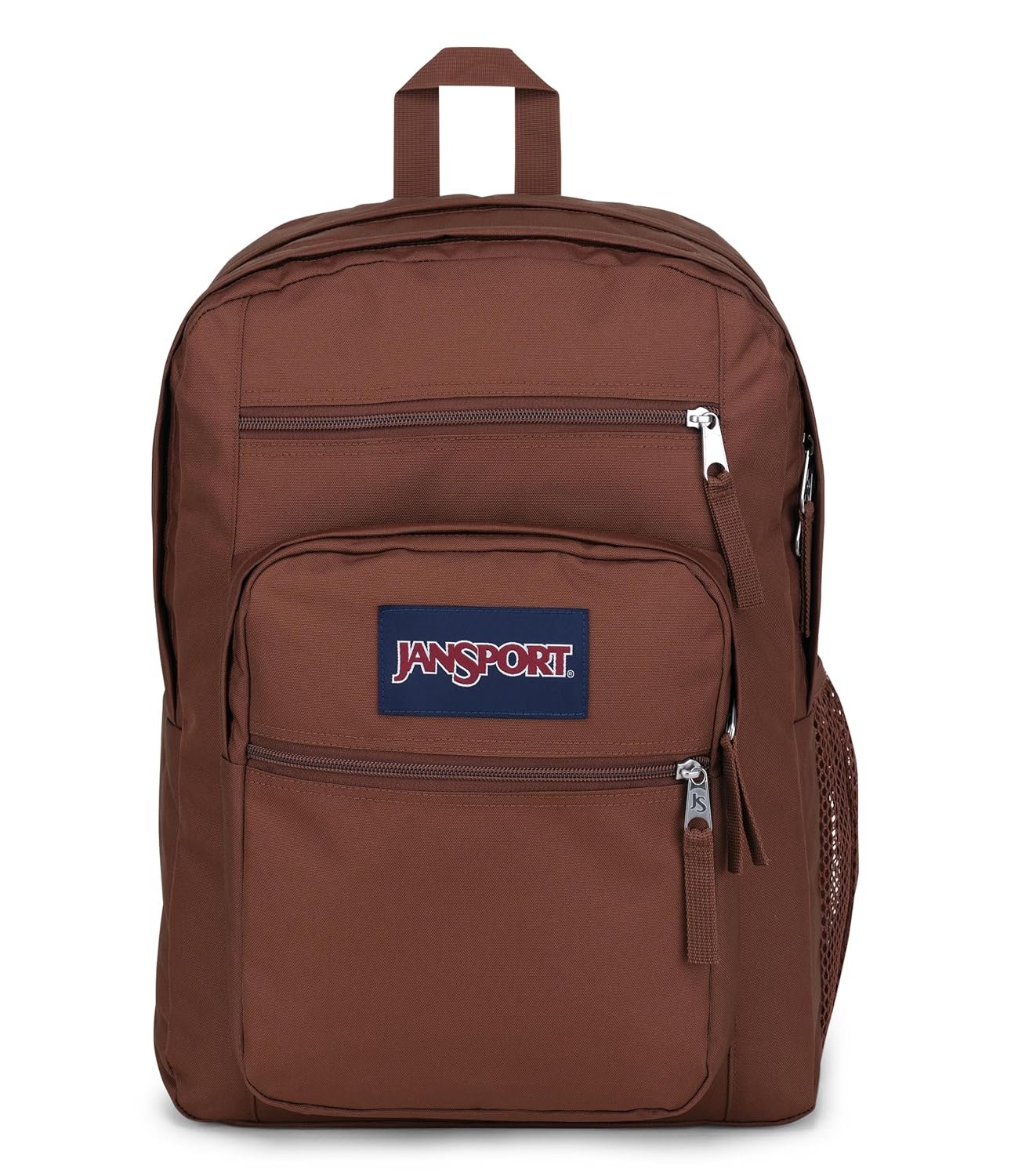 JanSport Laptop Backpack – Computer Bag with 2 Compartments, Ergonomic Shoulder Straps, 15” Laptop Sleeve, Haul Handle – Basic Brown