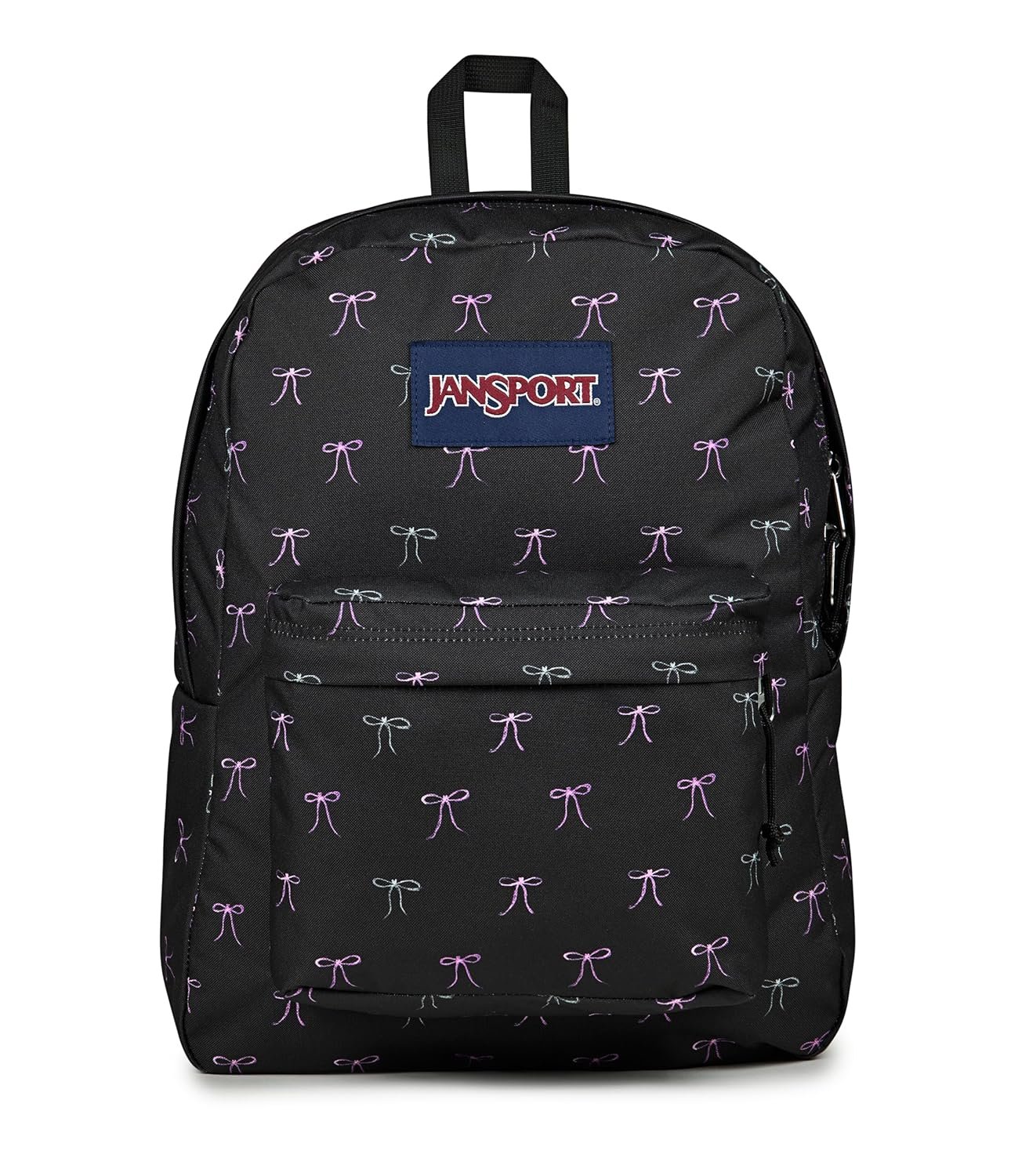 JanSport SuperBreak One Backpack – Durable, Lightweight Bookbag with 1 Main Compartment, Front Utility Pocket with Built-in Organizer – Premium Backpack, Bad Bows