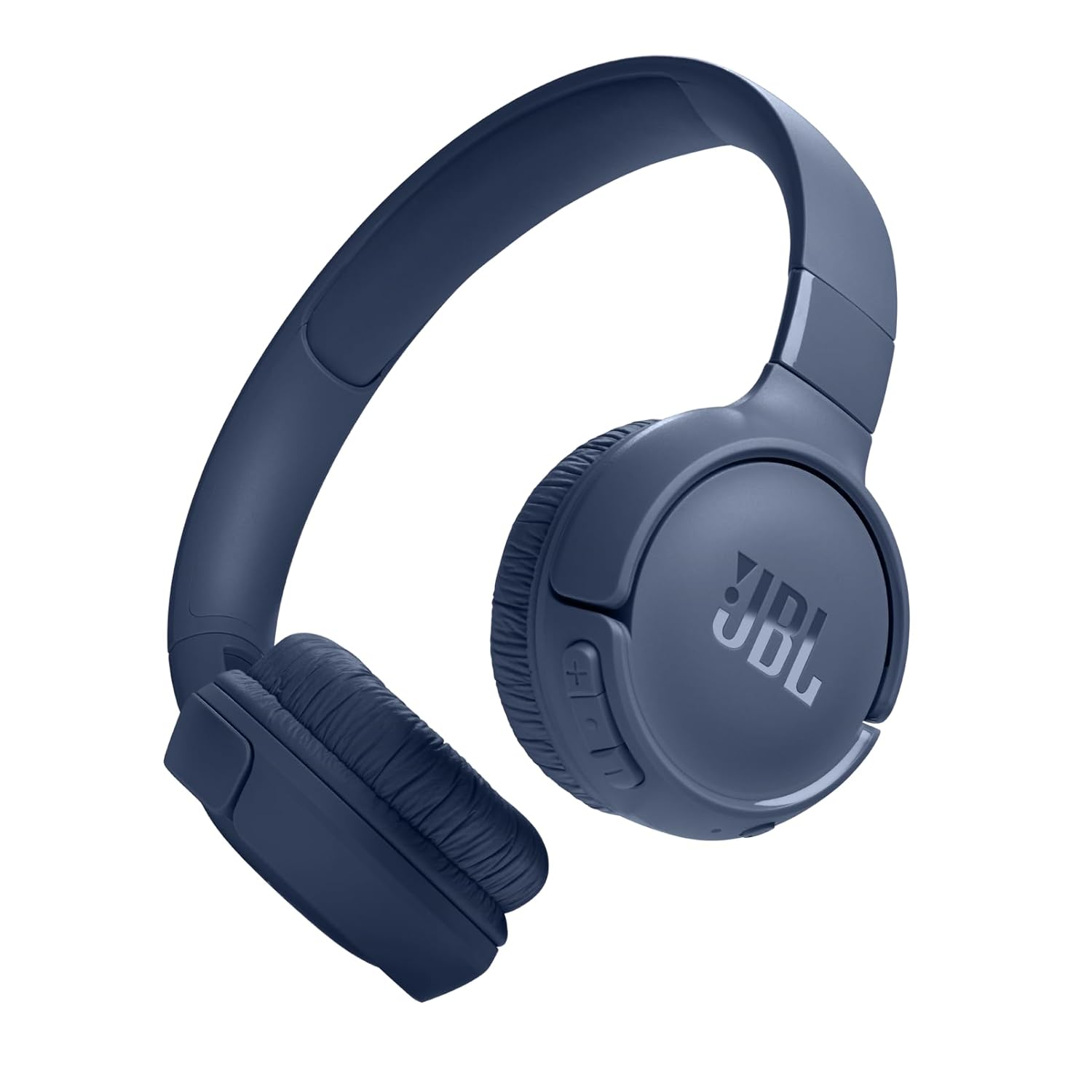 JBL Tune 520BT – Wireless On-Ear Headphones, Up to 57H Battery Life and Speed Charge, Lightweight, Comfortable and Foldable Design, Hands-Free Calls with Voice Aware (Blue)