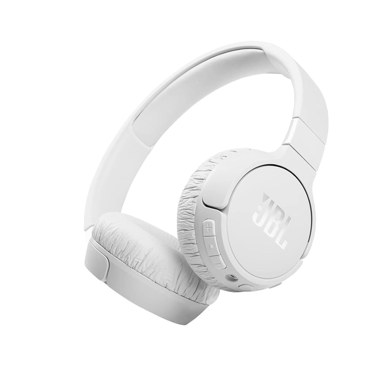 JBL Tune 660NC wireless with Active Noise Cancelling, up to 55 hours battery, microphone for call, foldable and comfortable, Android and iOs compatible (White)