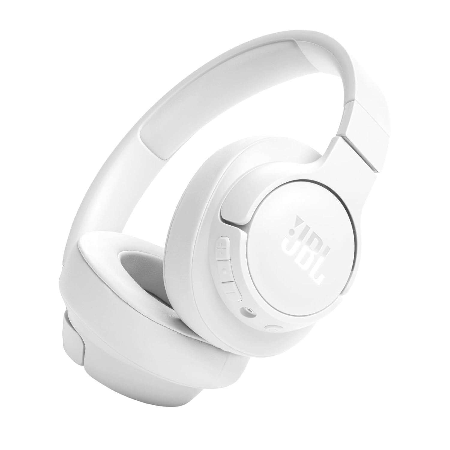JBL Tune 720BT – Wireless Over-Ear Headphones with JBL Pure Bass Sound, Bluetooth 5.3, Up to 76H Battery Life and Speed Charge, Lightweight, Comfortable and Foldable Design (White)