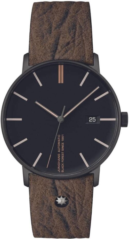 Junghans Form A The Black Forest Limited Edition 160 Matte Black Dial Automatic Watch 27/4132.00