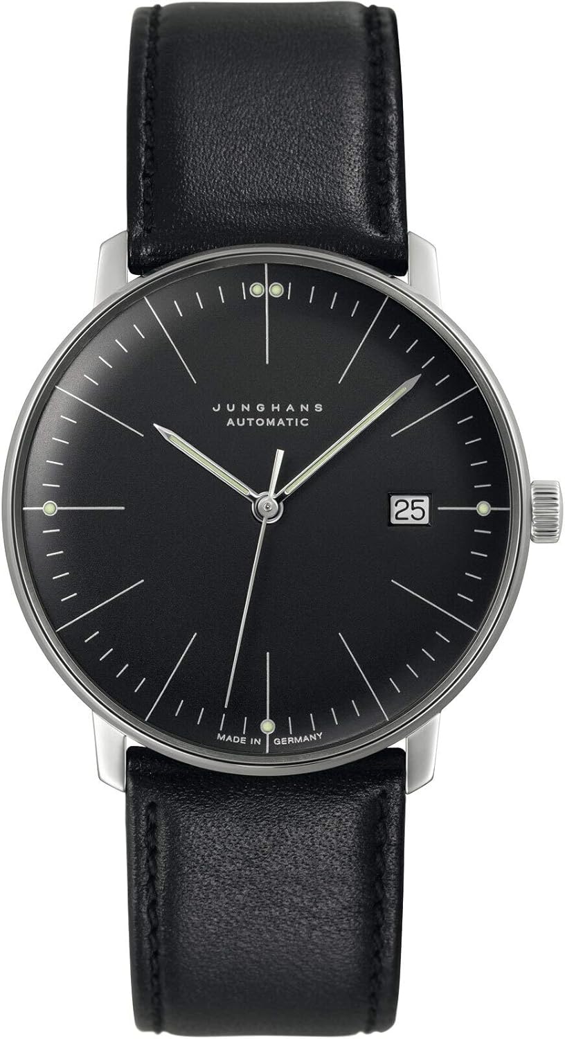 JUNGHANS Max Bill Automatic Wrist Watch| 027/4701.02 – Matt Black