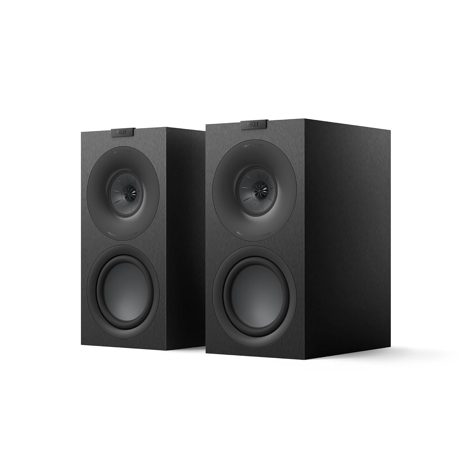 KEF Q Concerto Meta Three-Way Bookshelf Speaker (Black, Pair)
