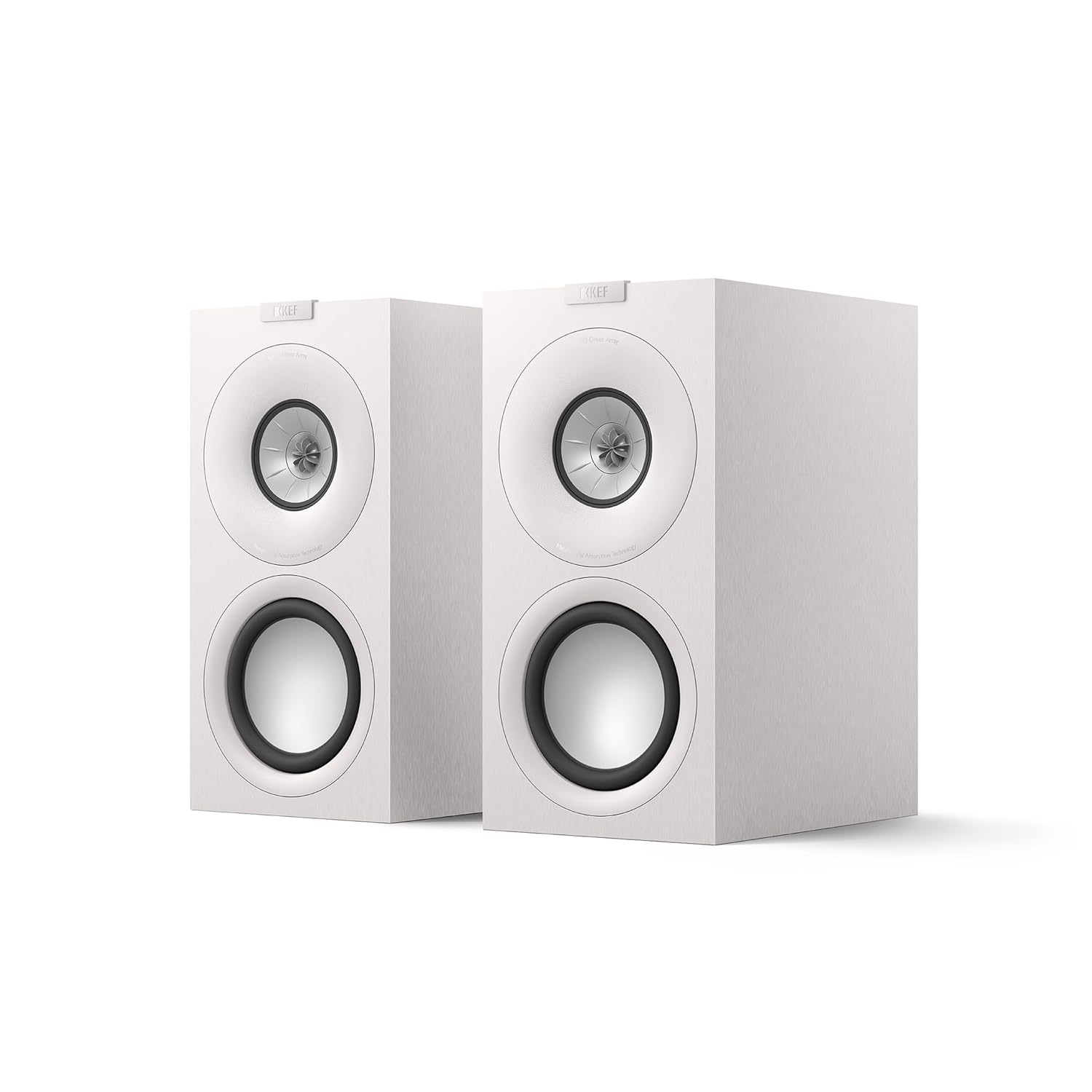 KEF Q Concerto Meta Three-Way Bookshelf Speaker (White, Pair)