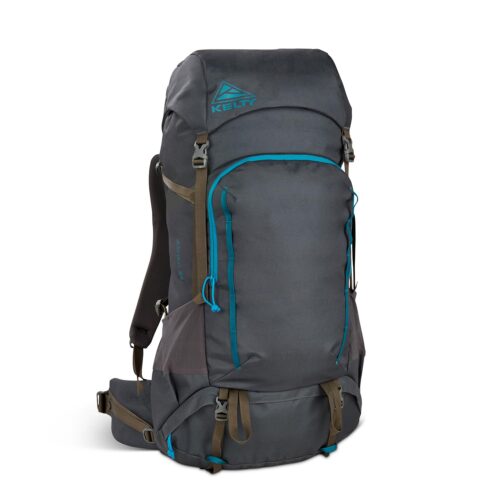 Kelty Asher Day Hiking Pack, 18-85 Liter Capacity, Hiking, Backpacking, Travel Pack, Internal Frame 2023 Model (55L Beluga)