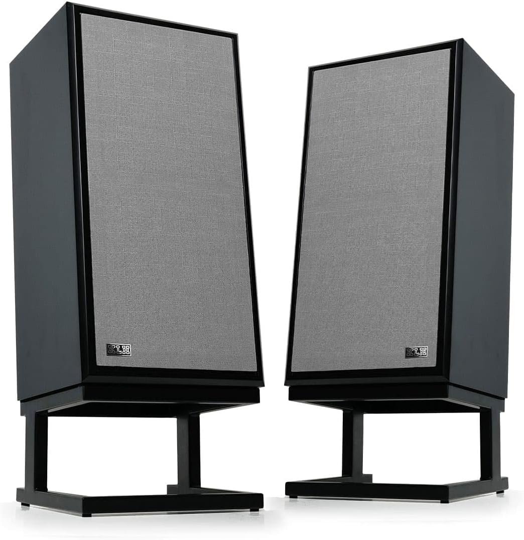 KLH Model Five 3-Way 10-inch Acoustic Suspension Floorstanding Speaker – Pair (Nordic Noir)