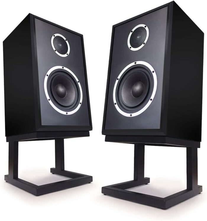 KLH Model Three 2-Way 8-inch Acoustic Suspension Bookshelf Speaker - Pair (Nordic Noir)