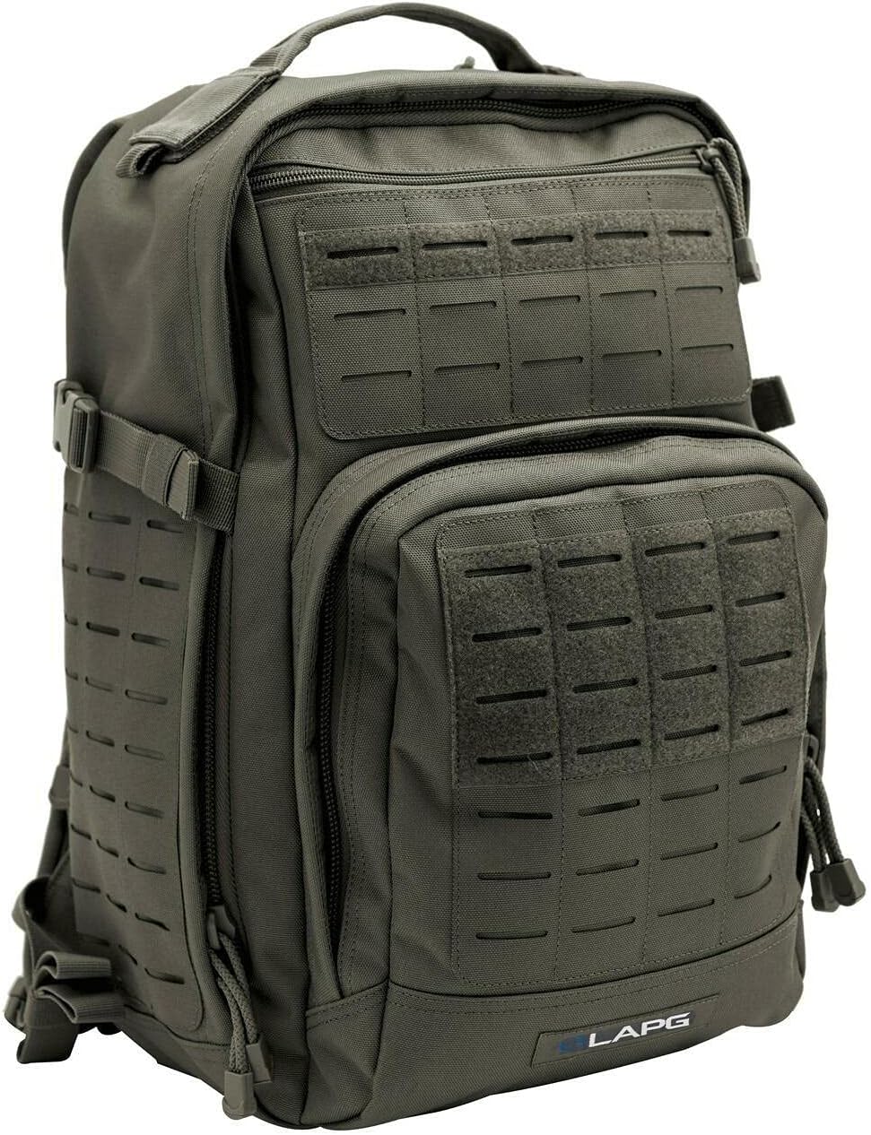 LAPG Atlas 12 Hour Tactical Backpack for Men & Women, Survival Gear Bag, Large Hiking Camping Bug Out Backpack, Ranger Green