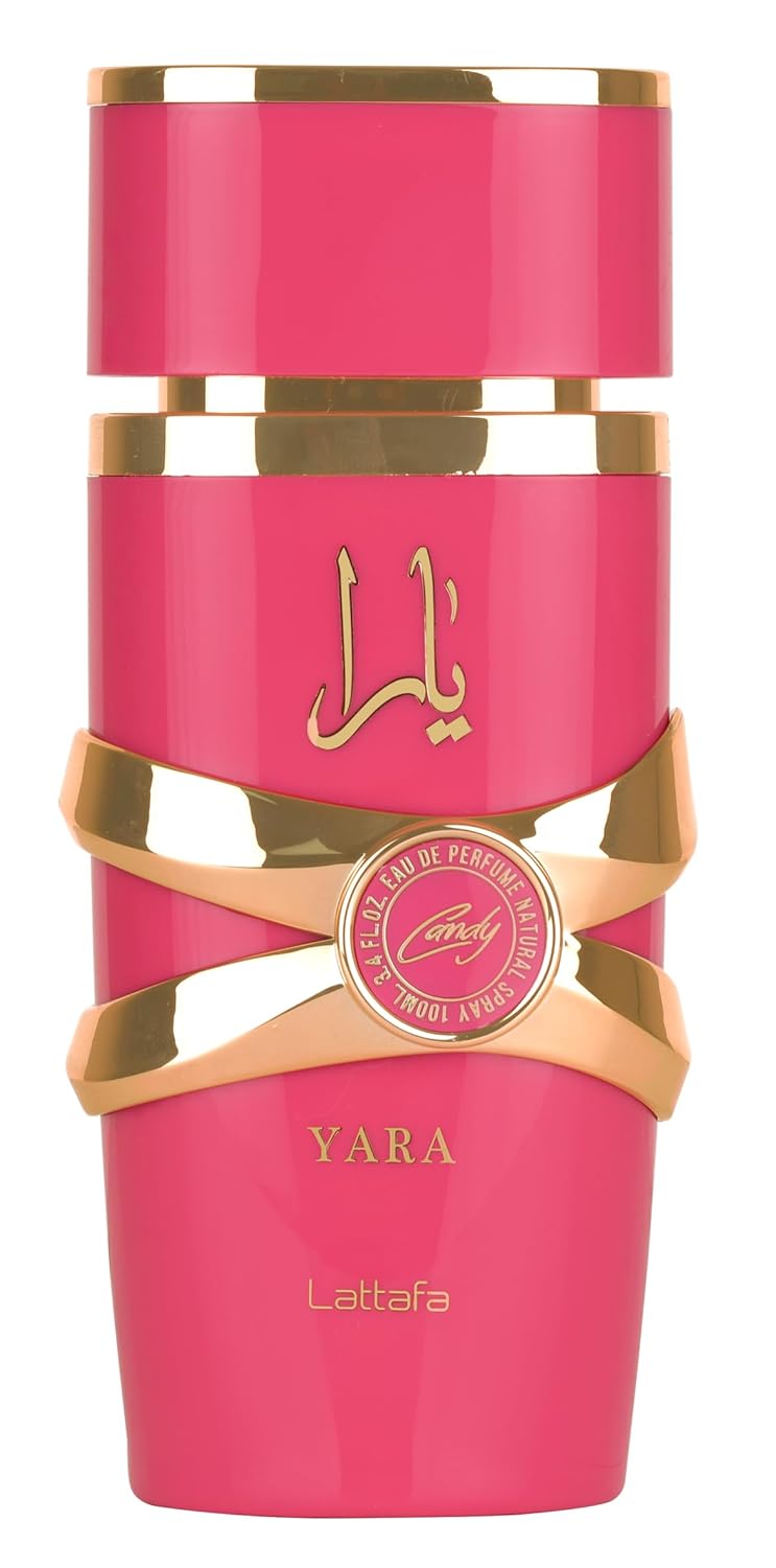 Lattafa Yara Candy – Vanilla, Fruity, Citrus, Floral – Eau de Parfum Long-Lasting Fragrance for Women, 3.40 Ounce / 100 ml