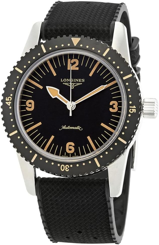 Longines Heritage Automatic Black Dial Men’s Watch L2.822.4.56.9