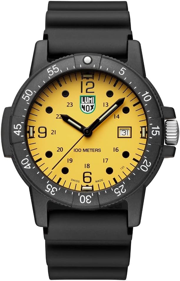 Luminox – G Sea Bass – Mens Watch 44 mm – Military Watch – Date Function – 100m Water Resistant- Mens Watches – Made in Switzerland