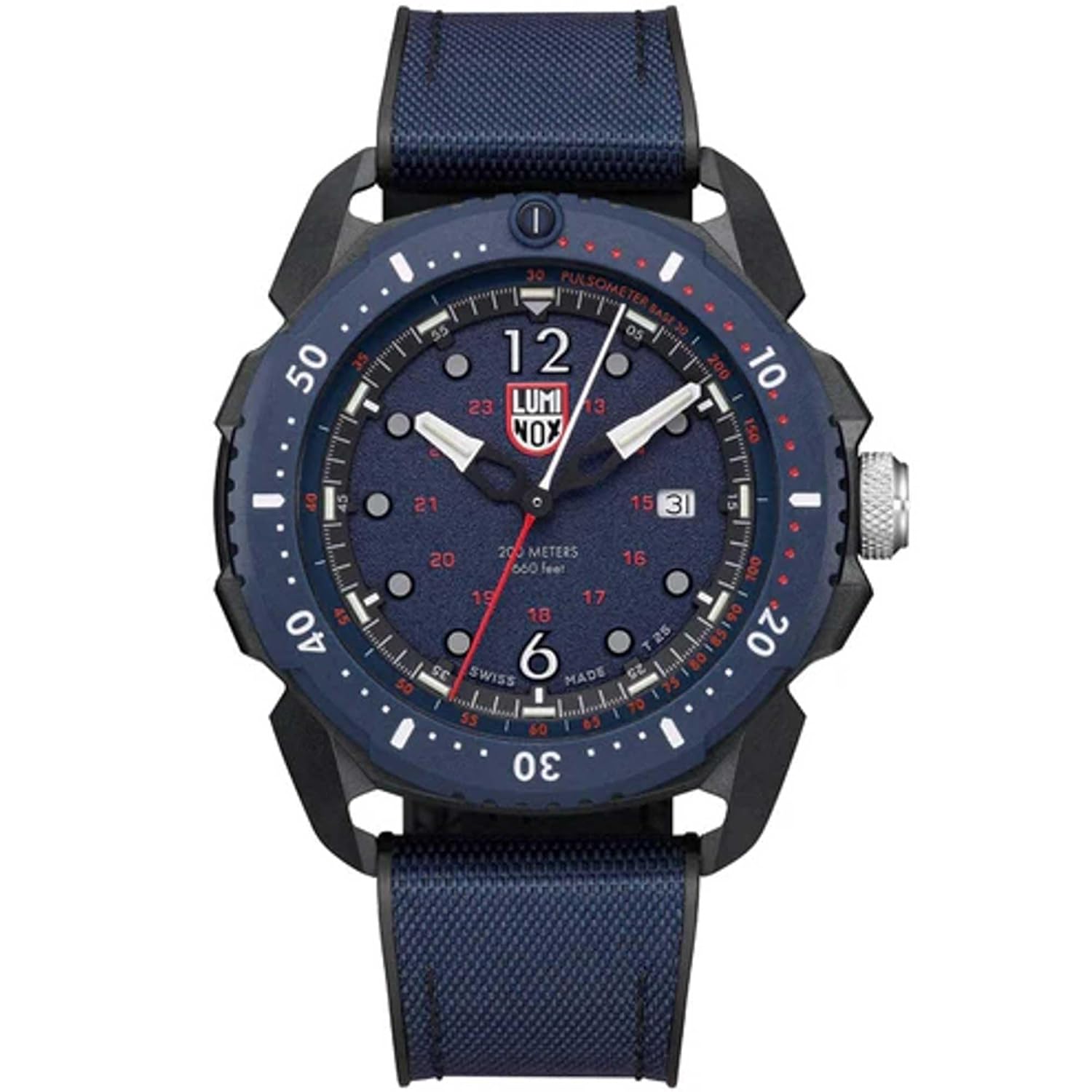 Luminox – ICE-SAR Arctic XL.1053 – Mens Watch – Watches for Men – 46mm – Swiss Quartz – 200M Water Resistant – Sapphire Crystal – CARBONOX Case – Pulsometer – Always Visible -…