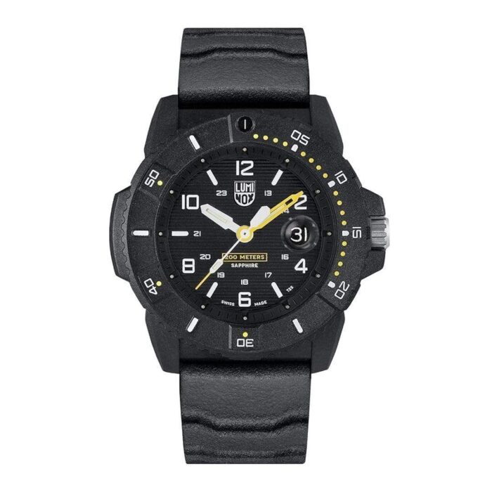 Luminox - Navy Seal XS.3601 - Mens Watch 45mm - Military Dive Watch in Black Date Function - 200m Water Resistant - Mens Watches - Made in Switzerland