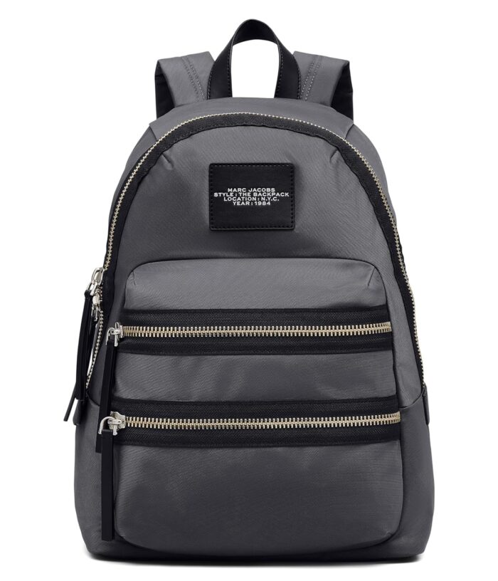 Marc Jacobs The Biker Nylon Large Backpack Dark Shadow One Size