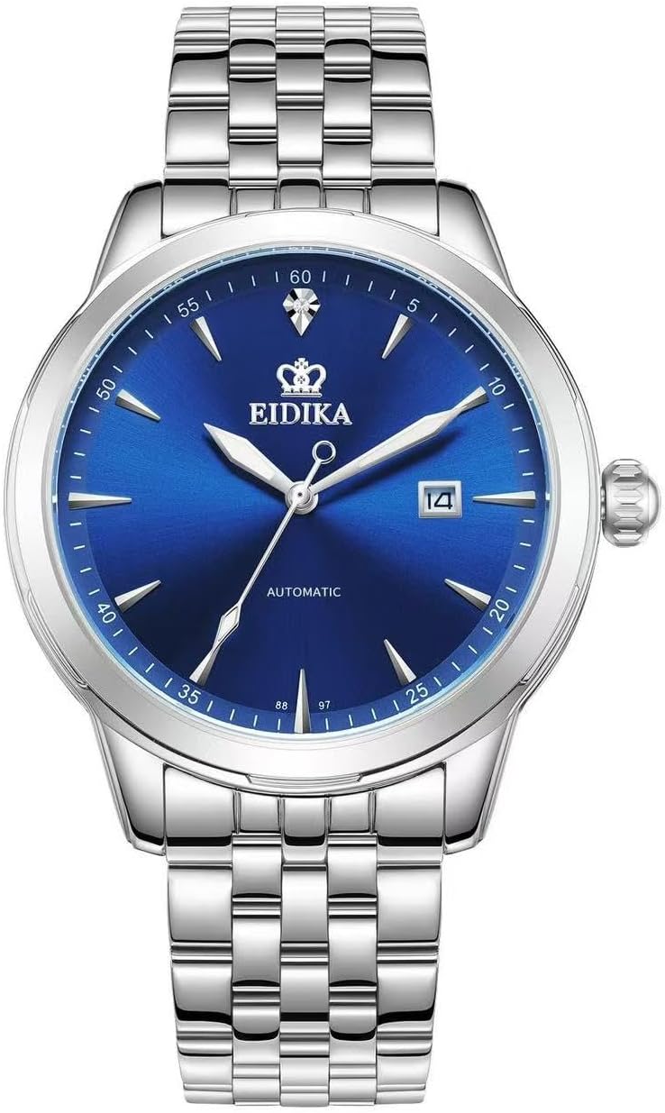 Men’s Classic Automatic Mechanical Watch – Masterpiece series – Date Calendar, Luminous Hands , Exhibition Caseback, Water-Resistant, Self-Winding, Use Japan-made [MIYOTA]…