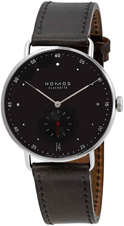 Metro 38 Date Ruthenium-Plated Dial Men’s Watch 1103