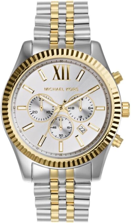 Michael Kors Lexington Men's Watch, Stainless Steel Bracelet Watch for Men