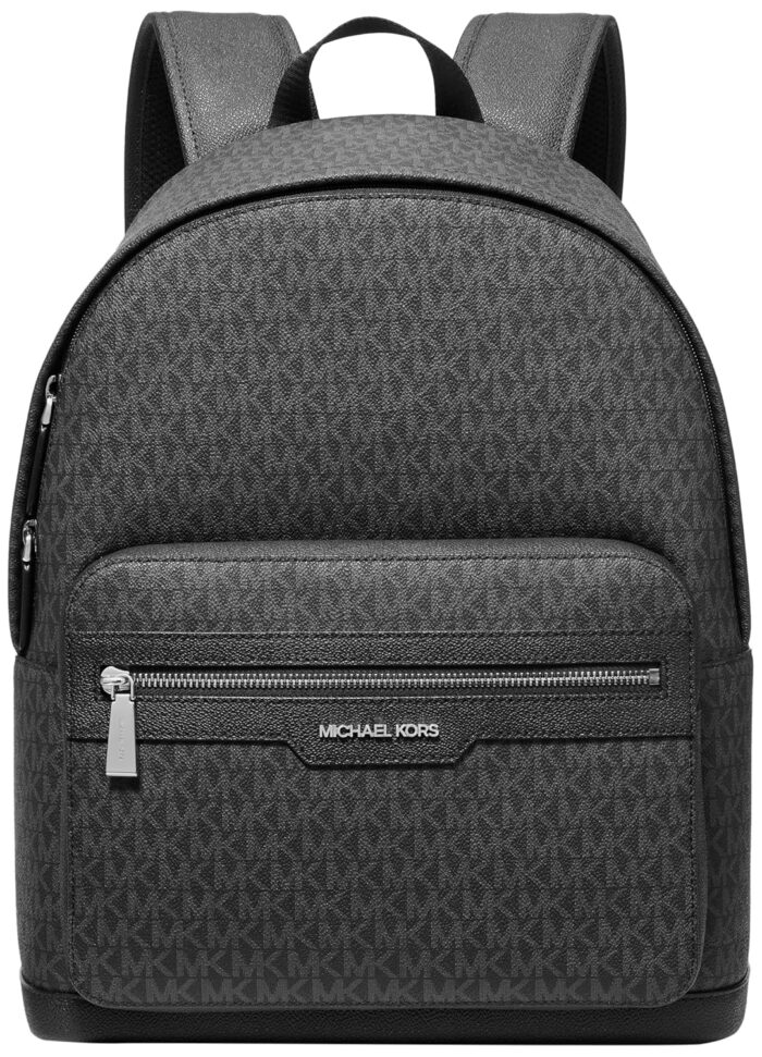 Michael Kors Malone Backpack, Black Signature, One Size
