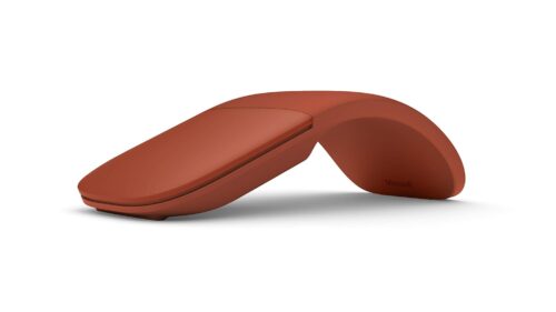 Microsoft Connects via Bluetooth Surface Arc Mouse – Poppy Red (CZV-00075)