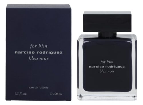 Narciso Rodriguez Him Bleu Noir Eau de Toilette Spray for Men, 3.3 Ounce