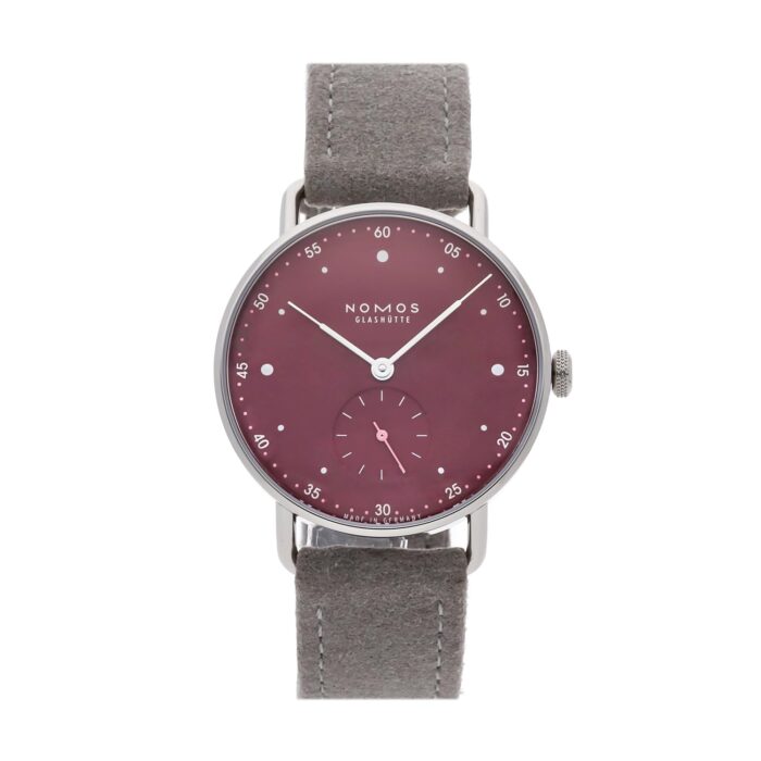 Nomos Metro 33 Automatic Muted Red Dial Watch 1123