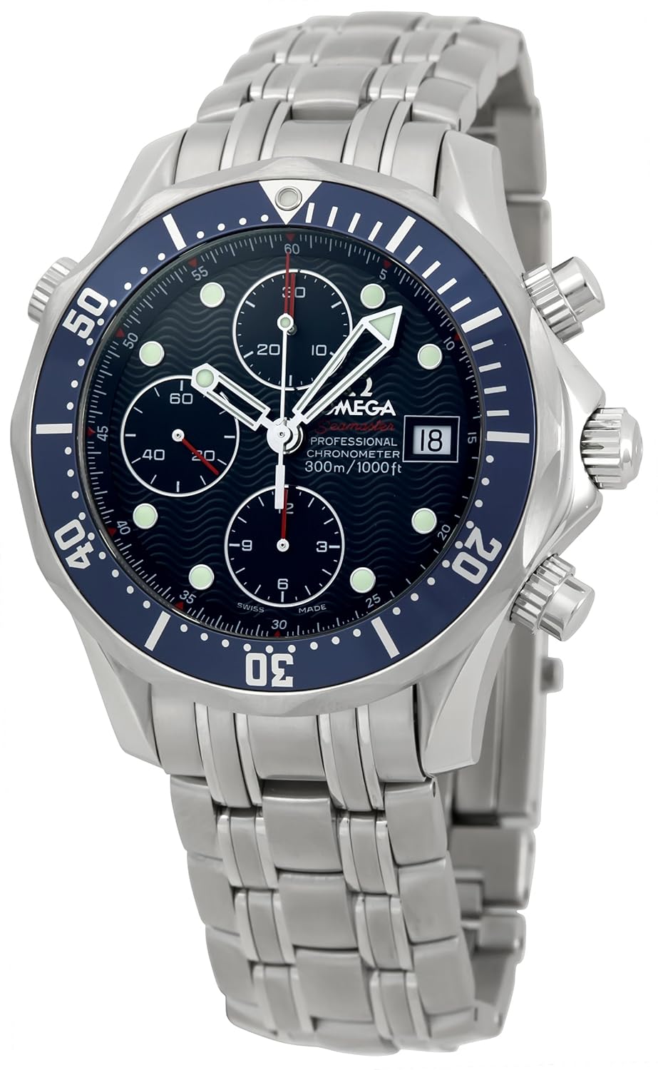 Omega Men’s 2225.80 Seamaster Chronograph Dial Watch