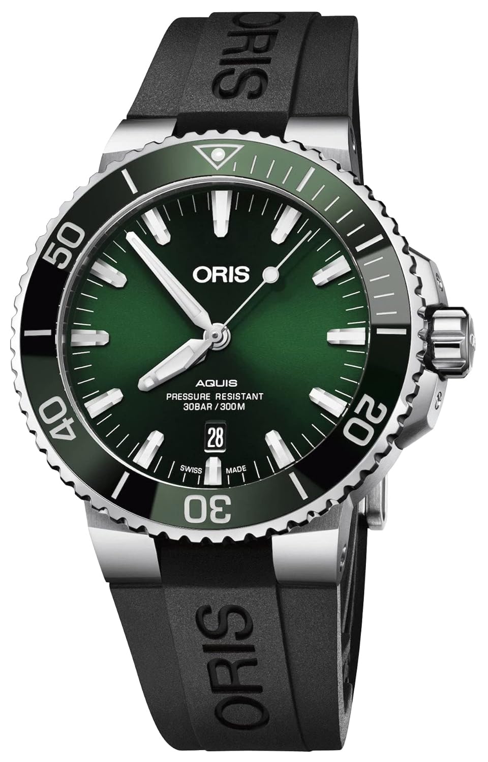 Oris Aquis Date Automatic Green Dial Men’s Watch 01 733 7730 4157-07 4 24 64EB