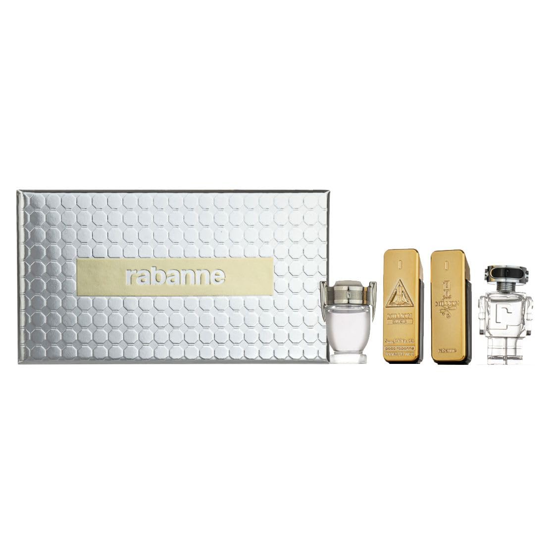 Paco Rabanne Men’s Cologne Gift Set (4 x 5ml) Travel Variety