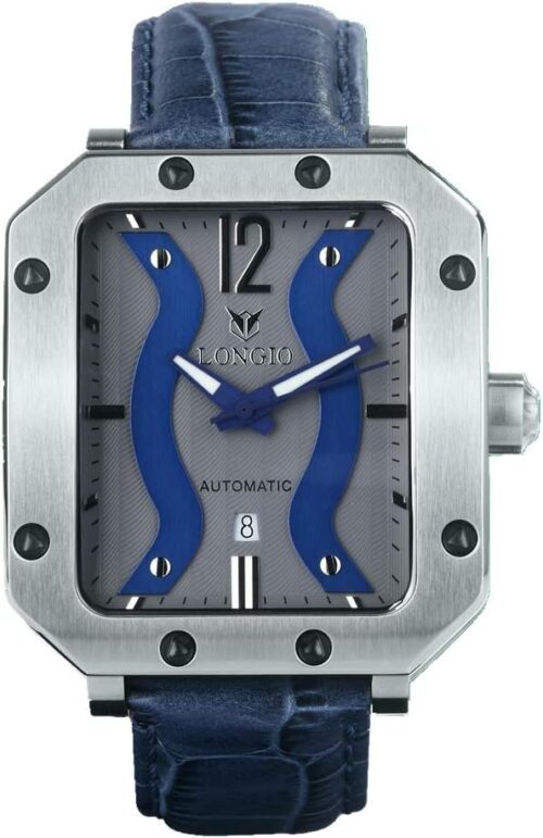 Parthenon Watch Men's Automatic Watches, Avant-Garde Designer Watch with Swiss Made ETA Movements Watch with Genuine Leather Band