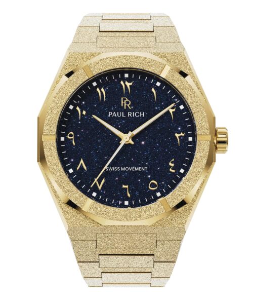 Paul Rich Men's Luxury Stainless Steel Watch - Rugged & Stylish Timepiece for Business, Gift, or Graduation - Fancy Analog Water Resistant Wrist Watch for Him - Frosted Star...