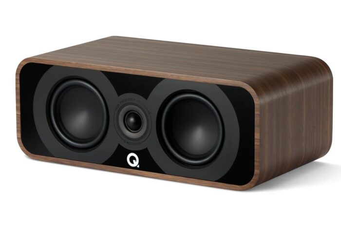 Q Acoustics 5090 Center Channel Speaker Santos Rosewood - 2 x 4.5 Mid/Bass Drivers, 1 x 1 Tweeter - Stereo System for Home Theater Entertainment Center, Surround Sound TV/Record...