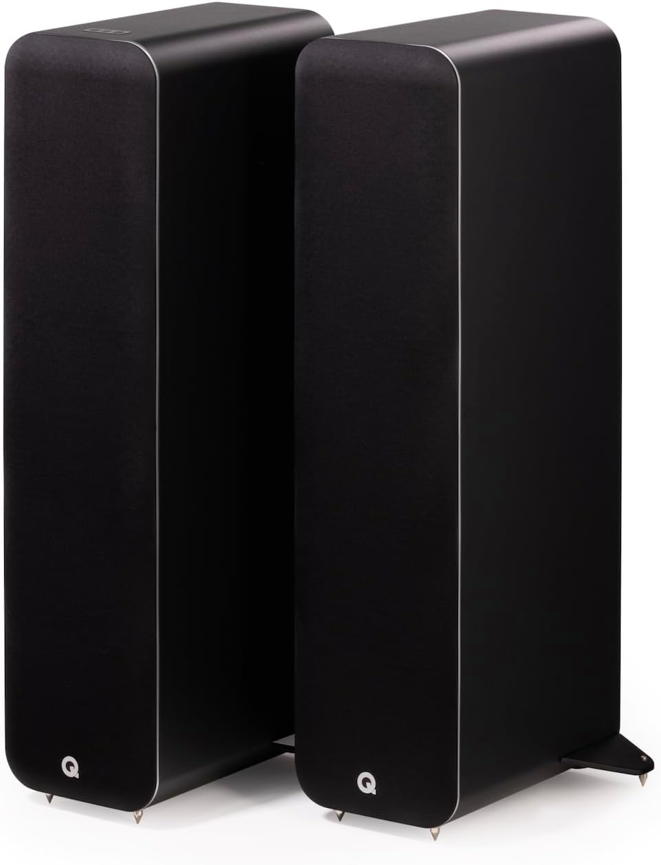 Q Acoustics M40 Bluetooth Powered Floor Standing Speakers HD Wireless Music Home Theatre Surround Sound System Black – Tweeter 0.9”, Mid Bass/Driver 5.0”, Freq. Response 38 Hz –…