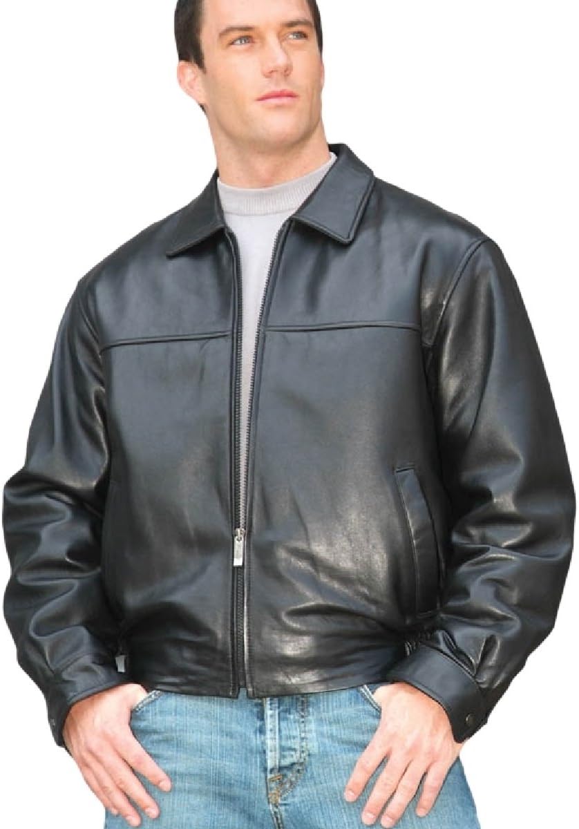 REED Men’s New Zealand Lambskin Leather Jacket