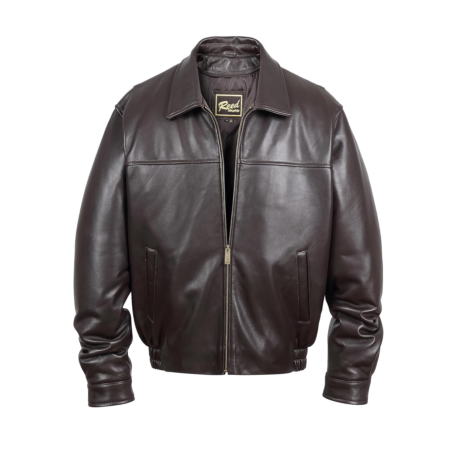 REED Men’s New Zealand Lambskin Leather Jacket