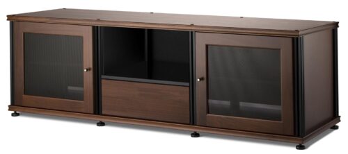 Salamander Synergy 236 A/V Cabinet (Walnut/Black)
